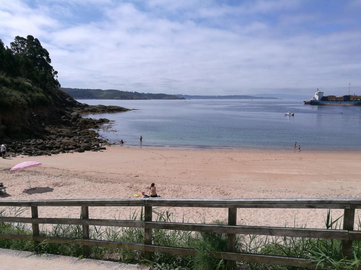 Villa Casa A Pie De Playa De Carino Doninos Ferrol Exterior foto