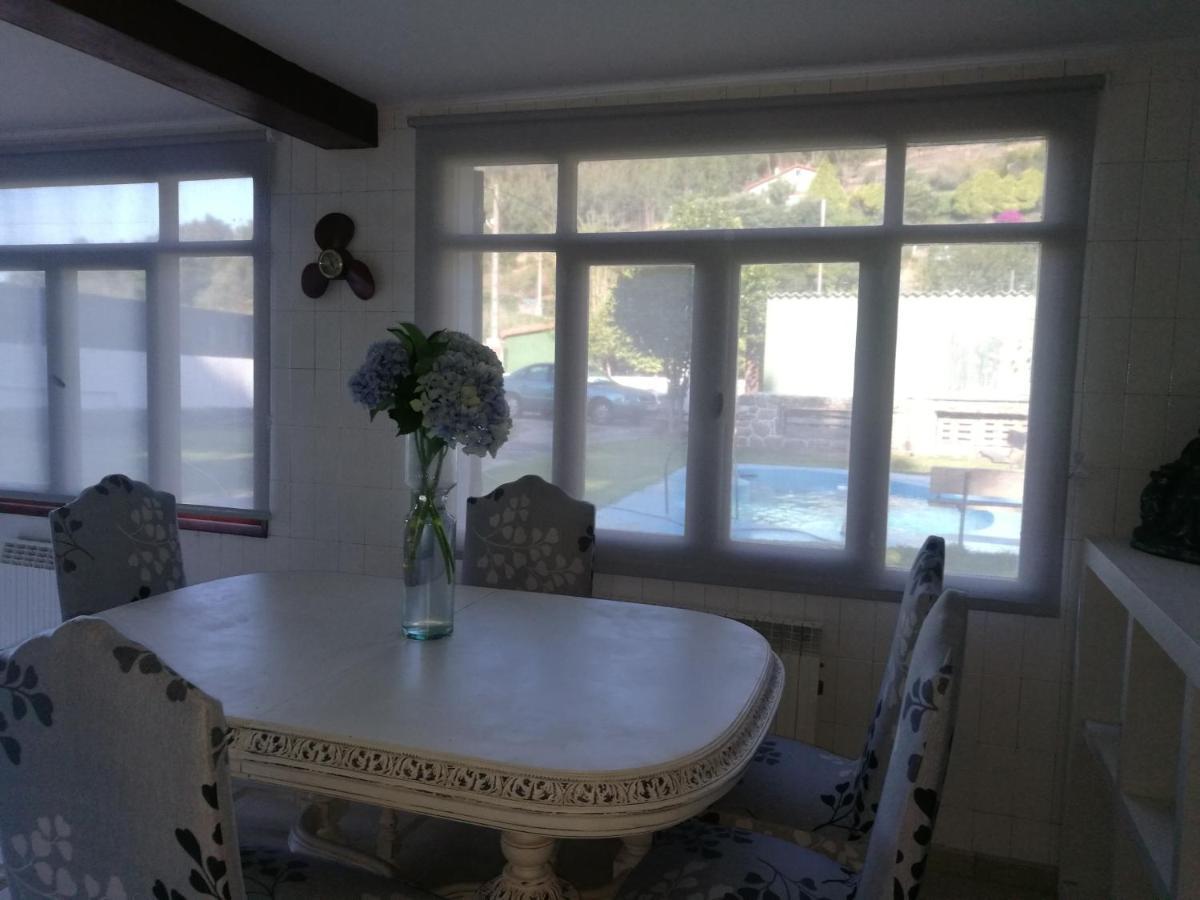 Villa Casa A Pie De Playa De Carino Doninos Ferrol Exterior foto