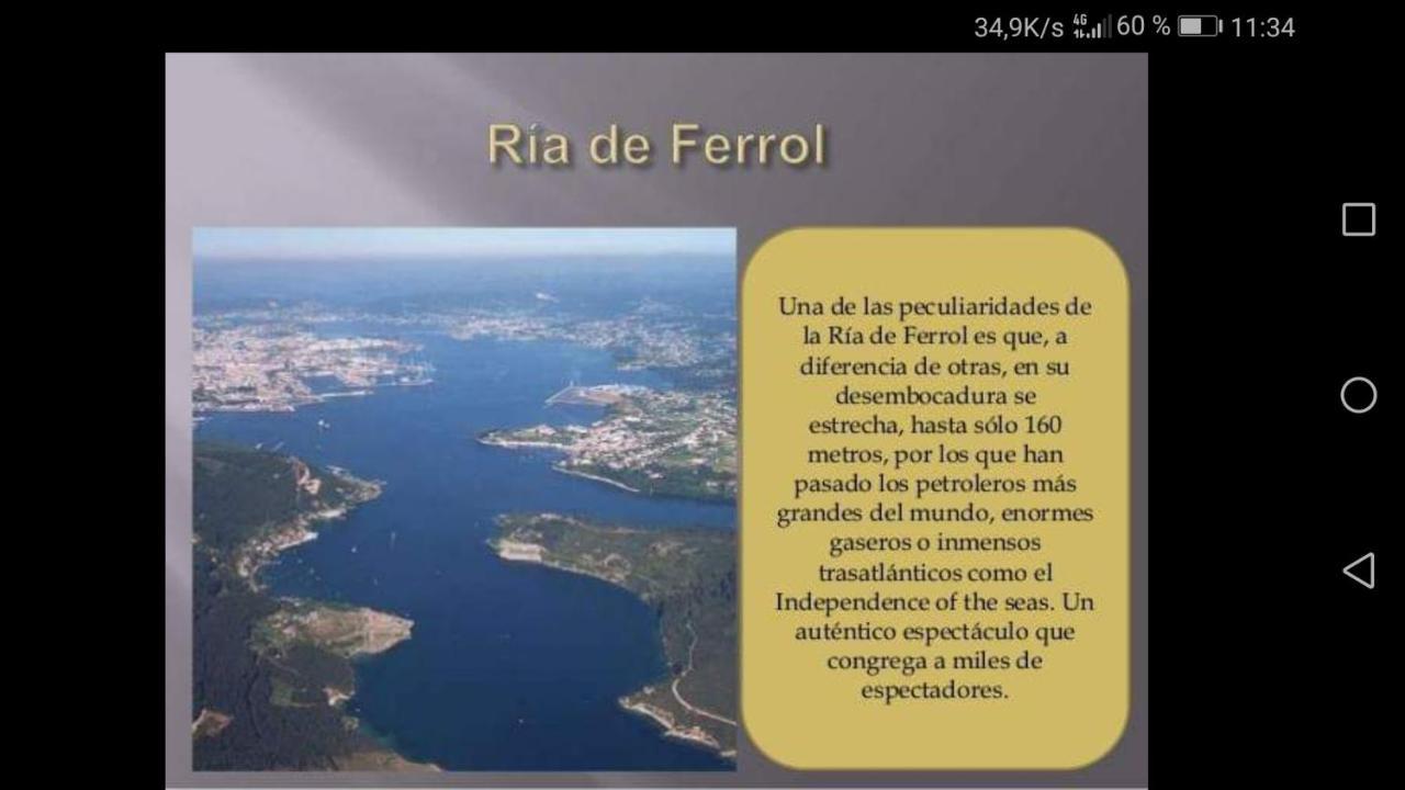 Villa Casa A Pie De Playa De Carino Doninos Ferrol Exterior foto