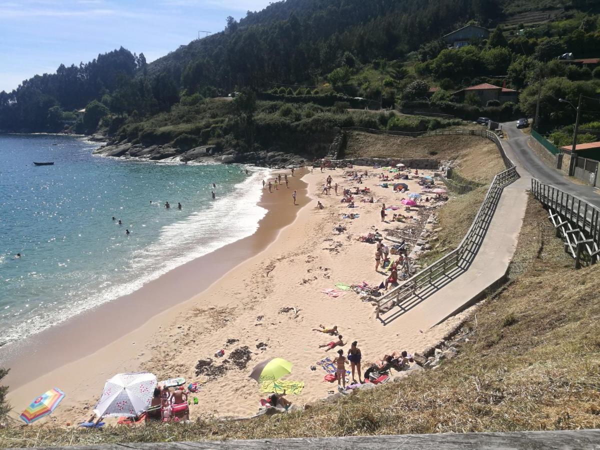 Villa Casa A Pie De Playa De Carino Doninos Ferrol Exterior foto