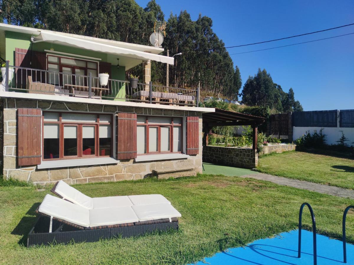 Villa Casa A Pie De Playa De Carino Doninos Ferrol Exterior foto